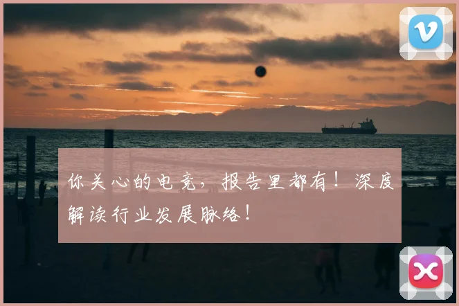 你关心的电竞，报告里都有！深度解读行业发展脉络！